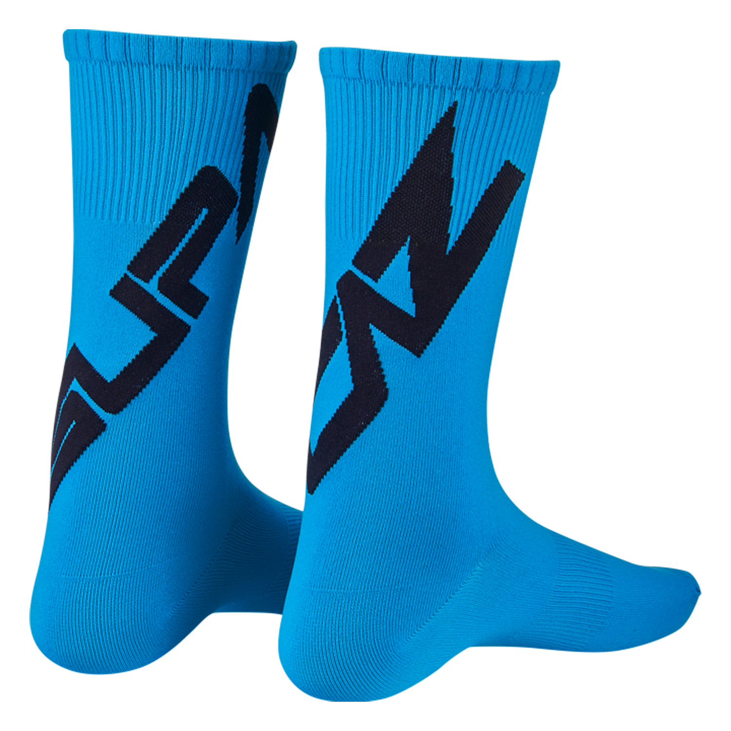 SUPACAZ SupaSox Twisted – Black and Neon Blue – S | Positive Sports ...