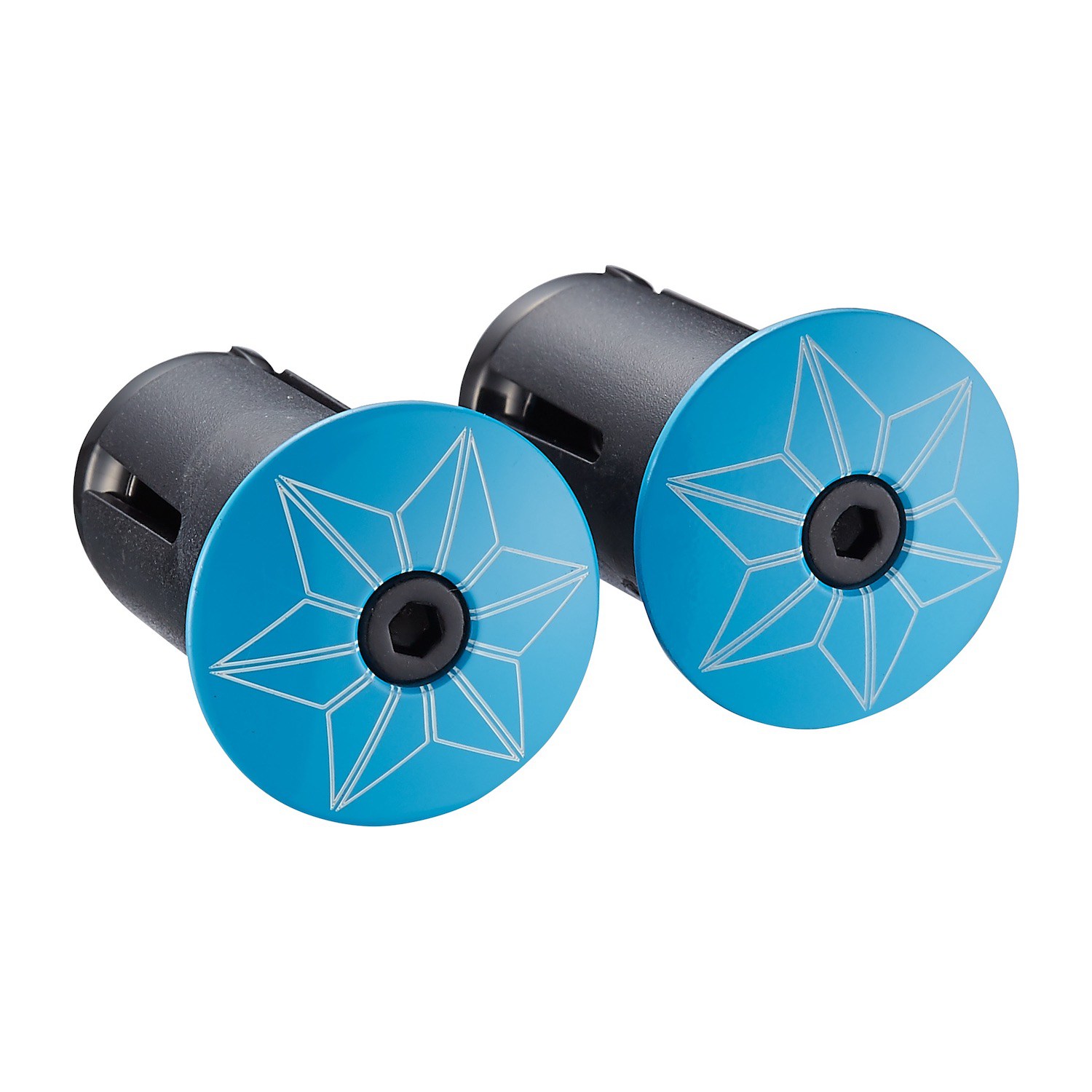 SUPACAZ Star Plugz (Neon Blue)