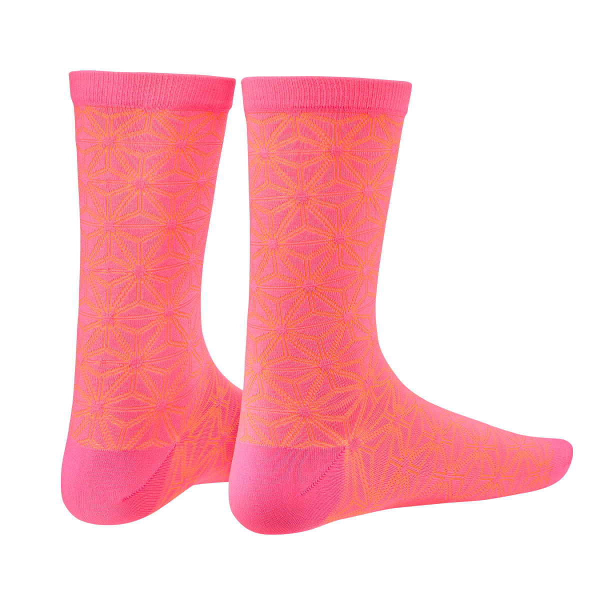 Supacaz Asanoha (Neon Pink and Neon Orange) - L/XL