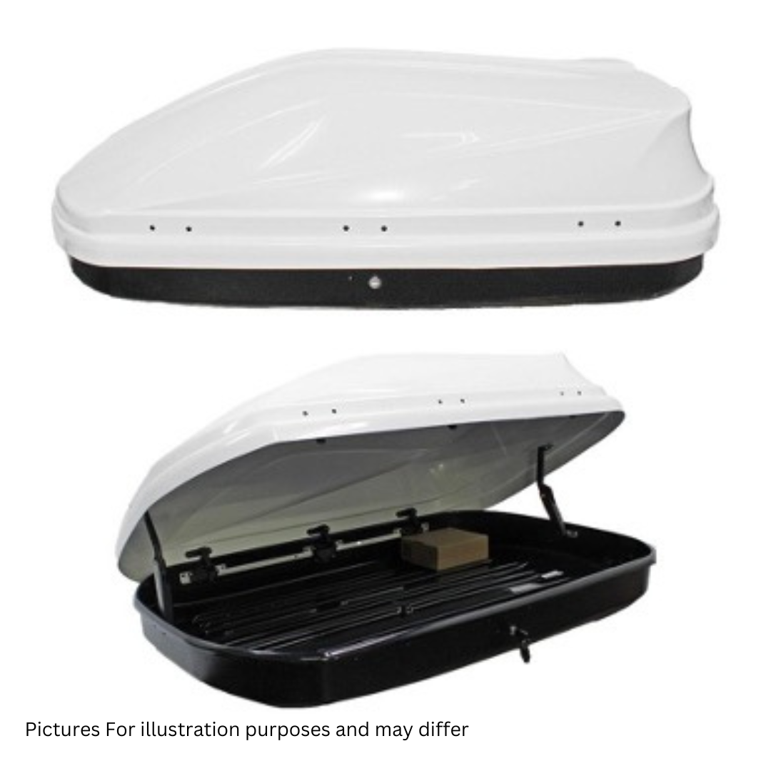 SRT ALLOY WHITE 400L ROOF BOX
