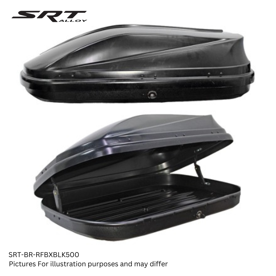 SRT ALLOY BLACK 500L ROOF BOX